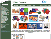 Tablet Screenshot of fast-pack.com